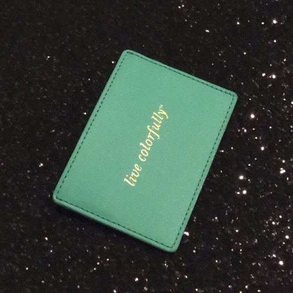 Last 1 ♠️ Kate Spade Teal Tiffany Blue Leather Card Case Holder - Picture 3 of 6
